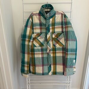 Urban outfitters, quilted, collared jacket, button-down